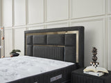BSS WOOL TOUCH Boxspringbett Set | Matratze H2/H3 | Box und Kopfteil