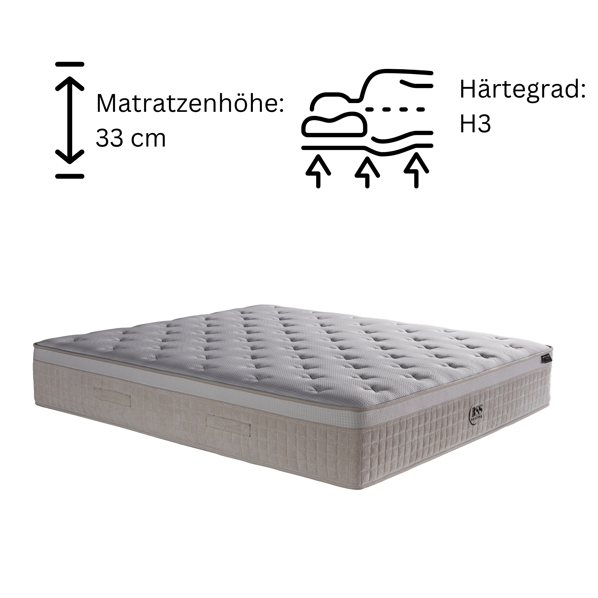 Boxspringbett mit Matratze Polsterbett Stauraumbett Betkasten inkl. Lieferung Beleza