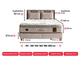 Bambi Magnasand Boxspringbett Set | H3, Taschenfederkern