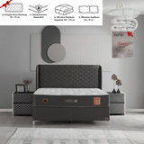 Bambi Thermo Control Boxspringbett mit Matratze & Bettkästen