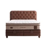 Bambi Comfizone Boxspringbett 180x200 cm mit Matratze & Stauraum – Verstellbarer Härtegrad & Komfortsystem