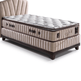 Bambi Thermic Prime Boxspringbett mit Matratze & Bettkästen | Stauraumbett H4/H5, Orthopädisch & Atmungsaktiv