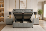 BSS WOOL TOUCH Boxspringbett Set | Matratze H2/H3 | Box und Kopfteil