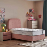 Boxspringbett Kinderbett mit Matratze und Kopfteil Kostenlose Lieferung