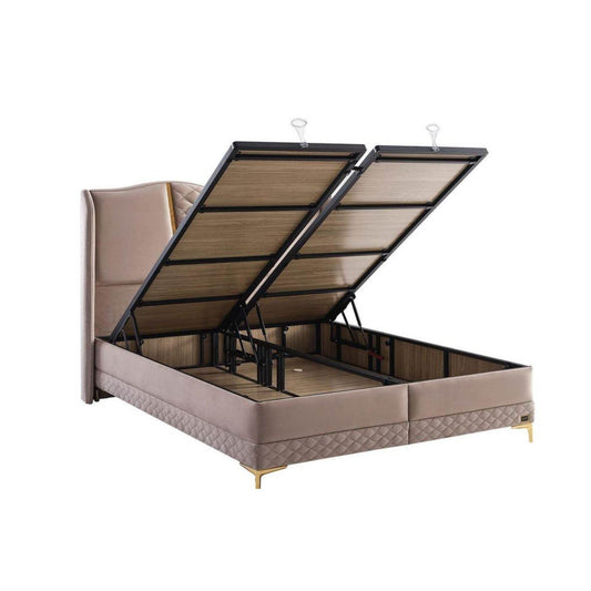 Bambi Luxia Boxspringbett H4 Komfort-Pad & Taschenfederkern