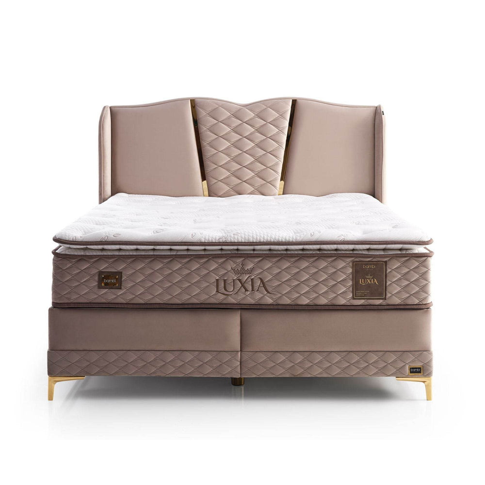 Bambi Luxia Boxspringbett  H4 Komfort-Pad & Taschenfederkern