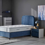 Boxspringbett Kinderbett mit Matratze und Kopfteil Kostenlose Lieferung