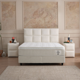 Boxspringbett mit Matratze Polsterbett Stauraumbett Betkasten inkl. Lieferung Amore
