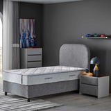 Boxspringbett Kinderbett mit Matratze und Kopfteil Kostenlose Lieferung