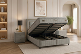 BSS WOOL TOUCH Boxspringbett Set | Matratze H2/H3 | Box und Kopfteil