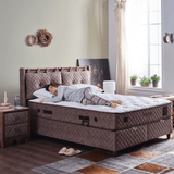 Bamboo Sleep Boxspringbett Set Schlafzimmer Set mit 7 Schichten Höhe 30 cm Matratze