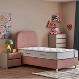 Boxspringbett Kinderbett mit Matratze und Kopfteil Kostenlose Lieferung