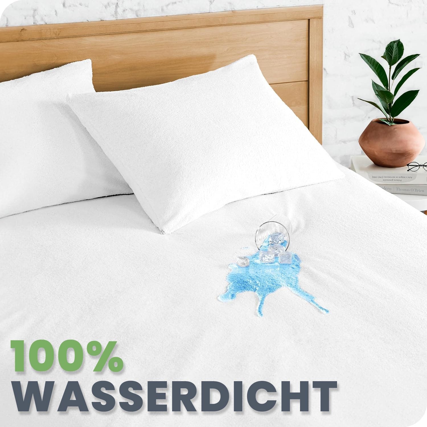 LIVESSA Matratzenschoner - Wasserdicht, Öko-Tex & Atmungsaktiv