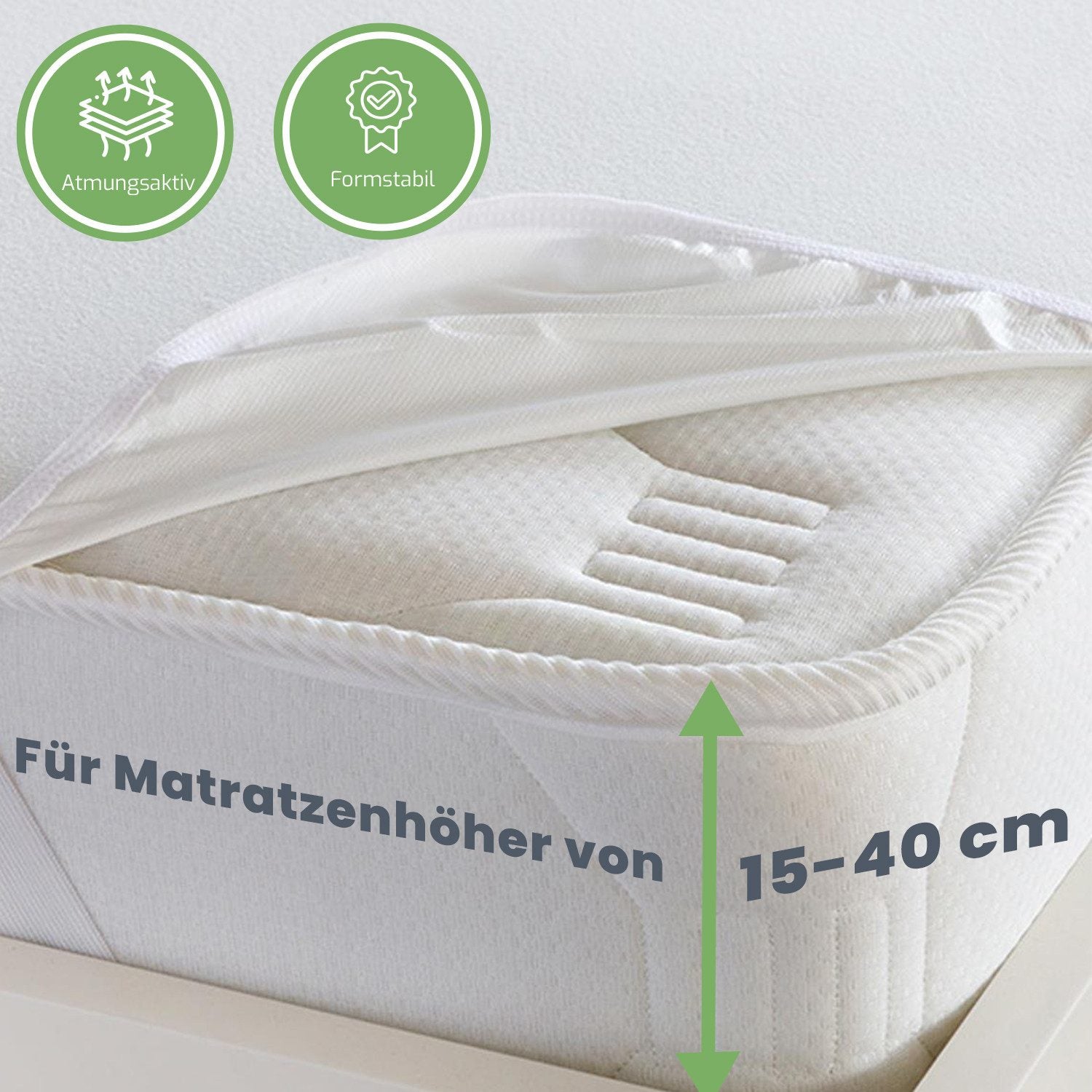 LIVESSA Matratzenschoner - Wasserdicht, Öko-Tex & Atmungsaktiv