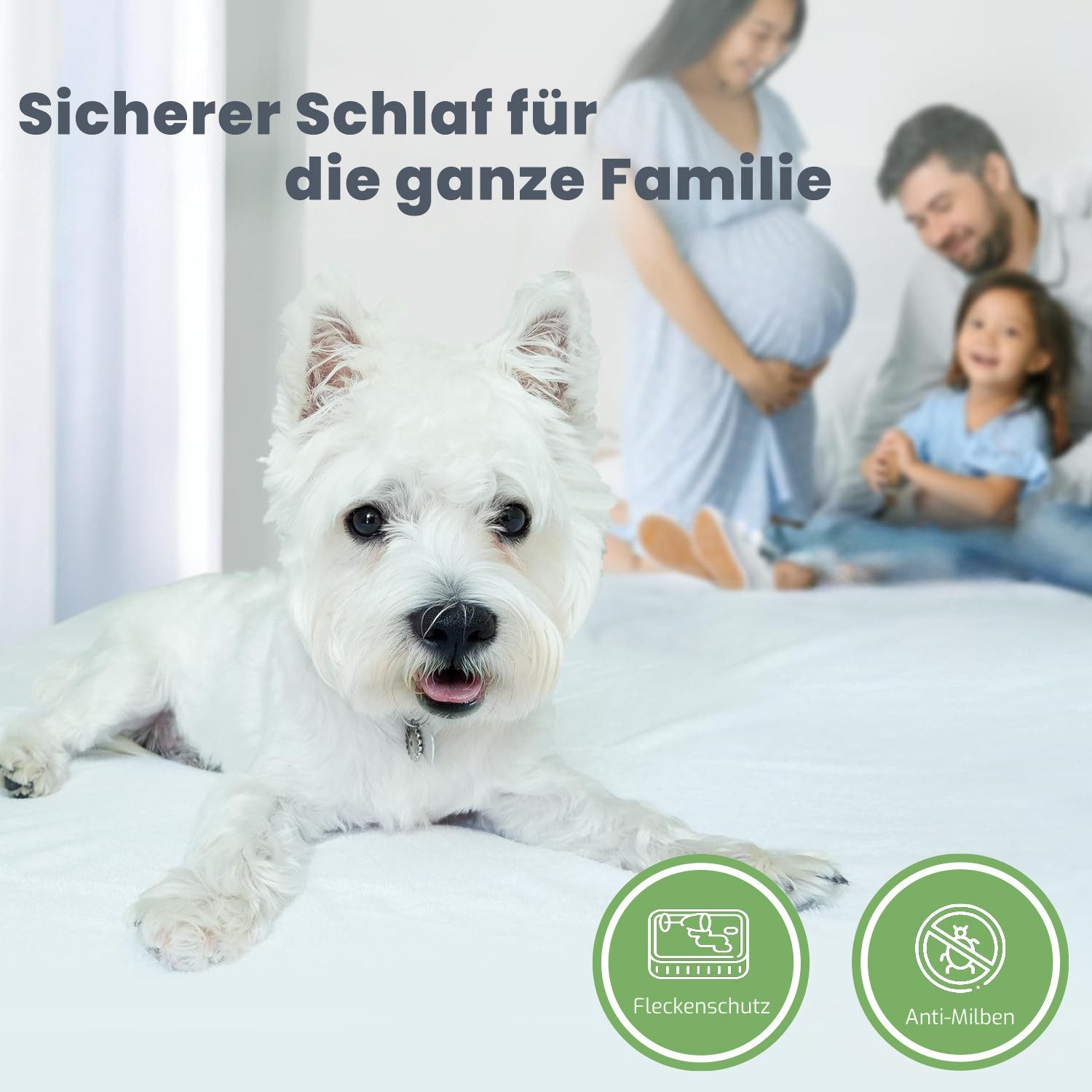 LIVESSA Matratzenschoner - Wasserdicht, Öko-Tex & Atmungsaktiv
