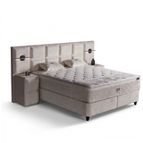 Boxspringbett mit Matratze Polsterbett Stauraumbett Betkasten inkl. Lieferung Amore