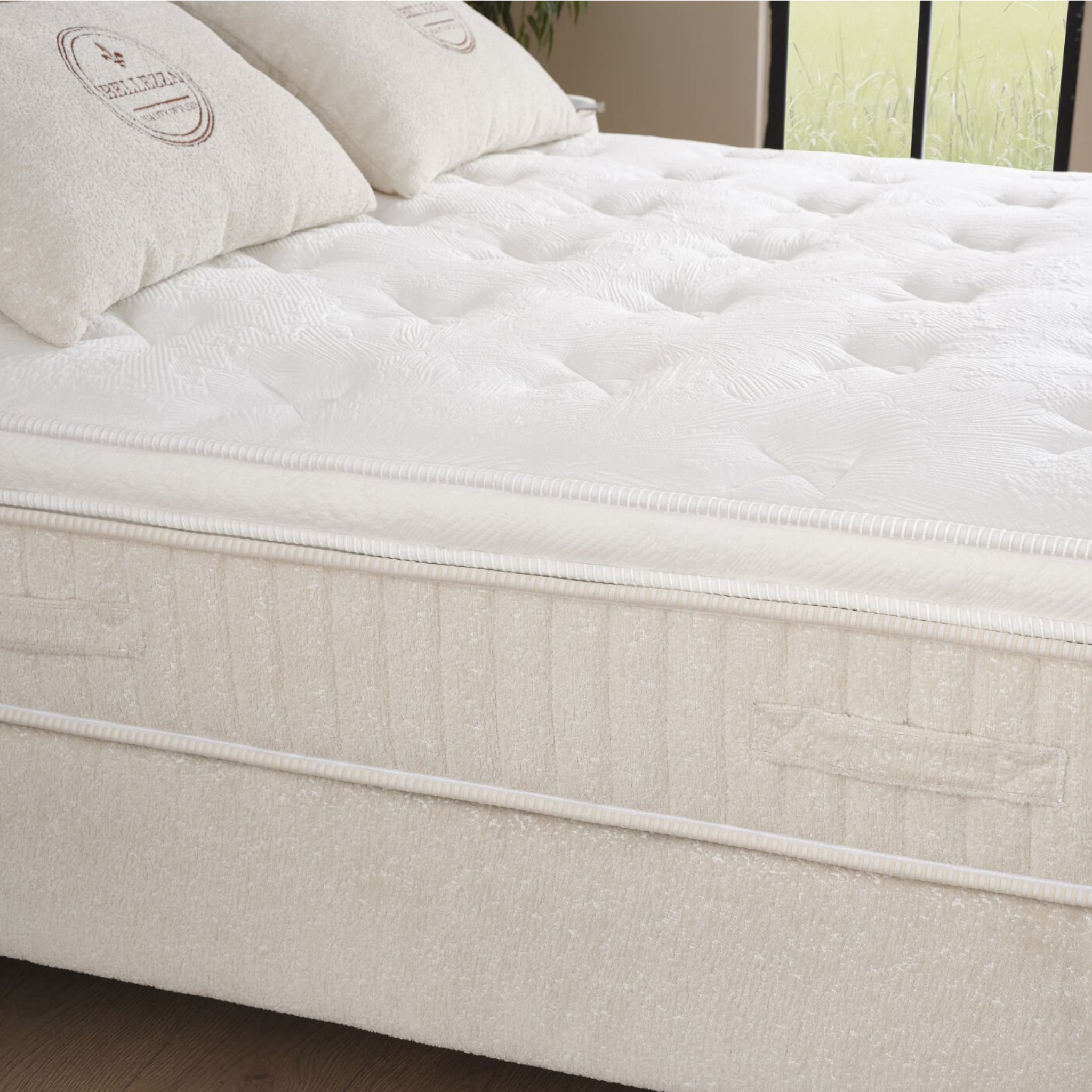 Boxspringbett mit Matratze Polsterbett Stauraumbett Betkasten inkl. Lieferung Beleza