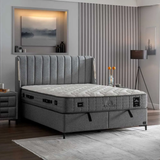 Bambi Blacksand Boxspringbett H4