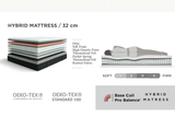 BSS LUCCEBEDD JUNIOR Boxspringbett Set | Matratze H3 | Box und Kopfteil