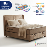 Bambi Clima Naturel Boxspringbett Schlafzimmer Set