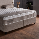 Fancy Boxspringbett mit Matratze LED