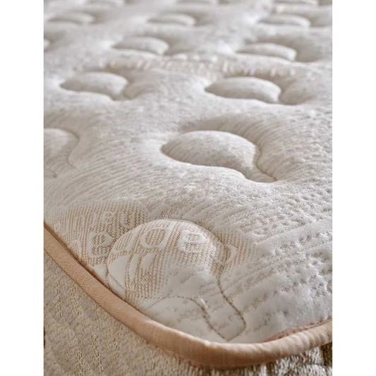 Bambi Cappadocia Natura Boxspringbett Set Bezugsstoff Detailaufnahme
