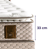 Bambi Magnasand Boxspringbett Set | H3, Taschenfederkern