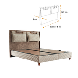 Bambi Magnasand Boxspringbett Set | H3, Taschenfederkern