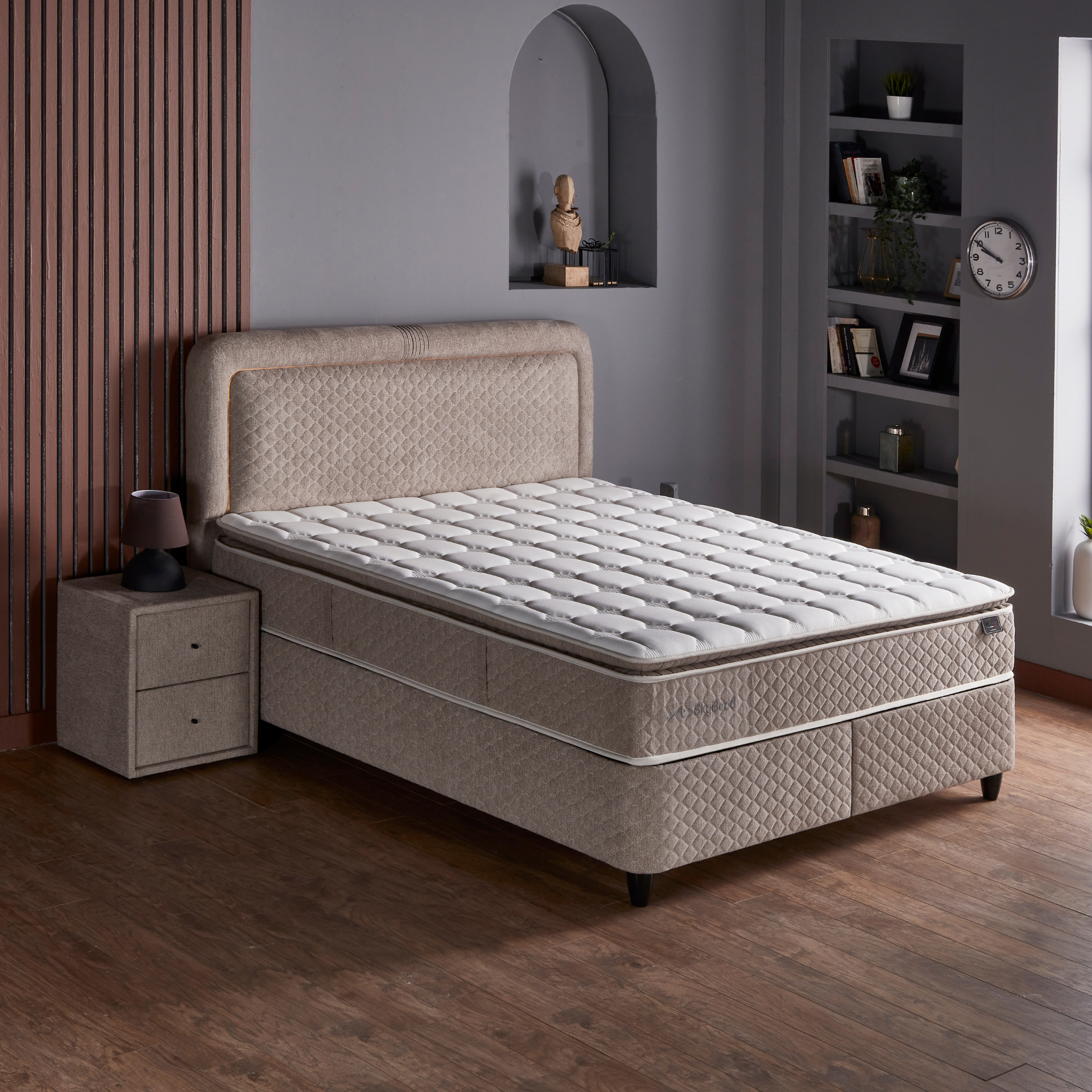 Mountbett Boxspringbett mit Matratze