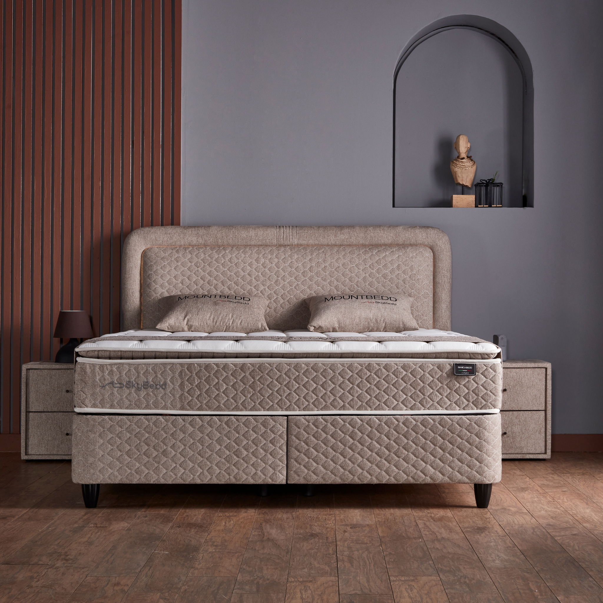 Mountbett Boxspringbett mit Matratze