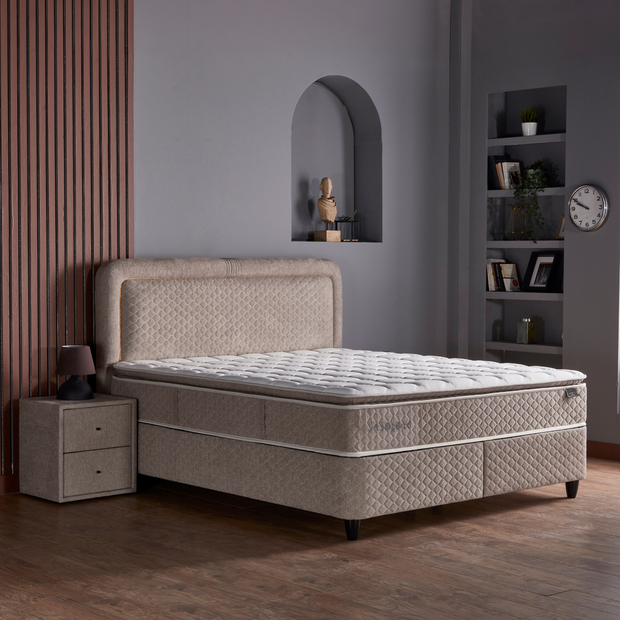 Mountbett Boxspringbett mit Matratze