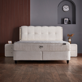 Neutralbett Boxspringbett mit Matratze LED