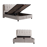 Neutralbett Boxspringbett mit Matratze LED