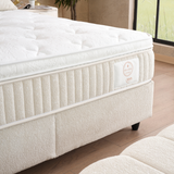 Boxspringbett mit Matratze Polsterbett Stauraumbett Betkasten inkl. Lieferung Beleza