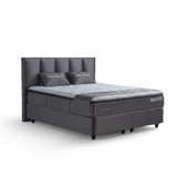 BIRDYBETT Boxspringbett Set mit 32 cm Höhe Matratze (2 Bettkästen + Matratze mit Topper + Kopfteil)