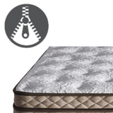Bambi Comfizone Boxspringbett 180x200 cm mit Matratze & Stauraum – Verstellbarer Härtegrad & Komfortsystem