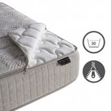 Neutralbett Boxspringbett mit Matratze LED