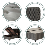 BSS FLUFFY Boxspringbett mit Matratze