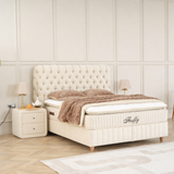 BSS FLUFFY Boxspringbett mit Matratze