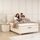 BSS FLUFFY Boxspringbett mit Matratze