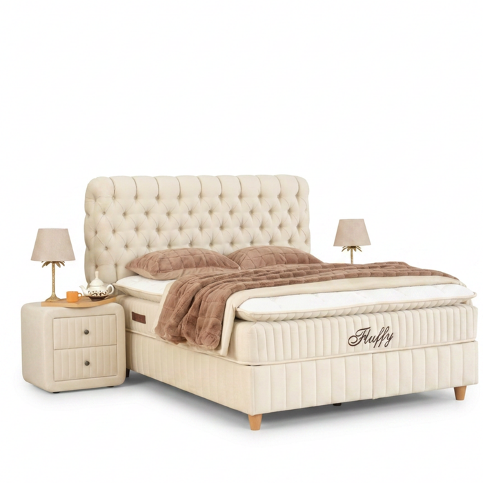BSS FLUFFY Boxspringbett mit Matratze