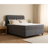BSS LEOBEDD Boxspringbett Set | Matratze H3 | Box und Kopfteil