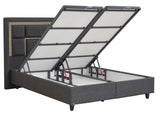 BSS WOOL TOUCH Boxspringbett Set | Matratze H2/H3 | Box und Kopfteil