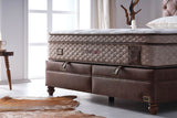 Bambi Comfizone Boxspringbett 180x200 cm mit Matratze & Stauraum – Verstellbarer Härtegrad & Komfortsystem